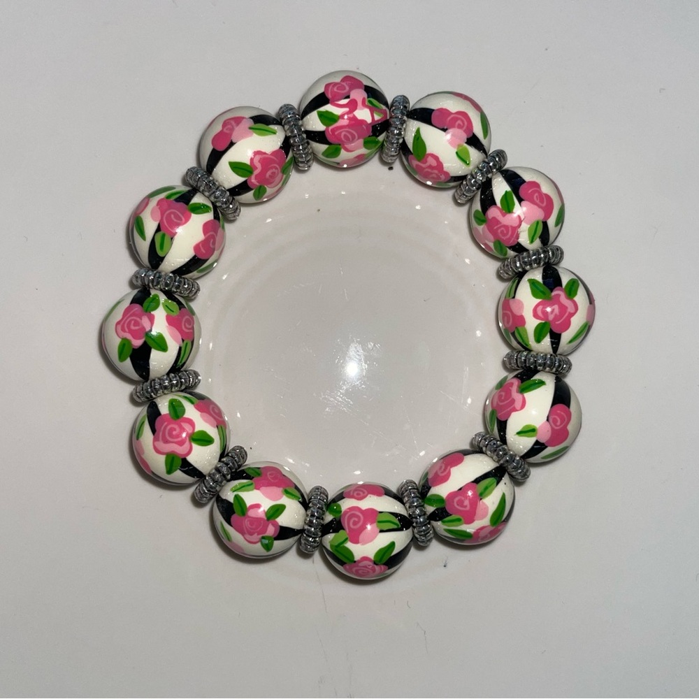 Angela Moore Hand Painted Bracelet